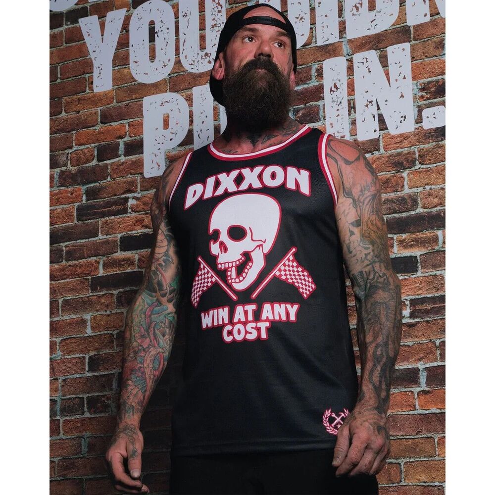 DIXXON Flannel Domination Sz L Tank Top Basketball Jersey "Win At Any Cost" BNIB - Picture 3 of 4